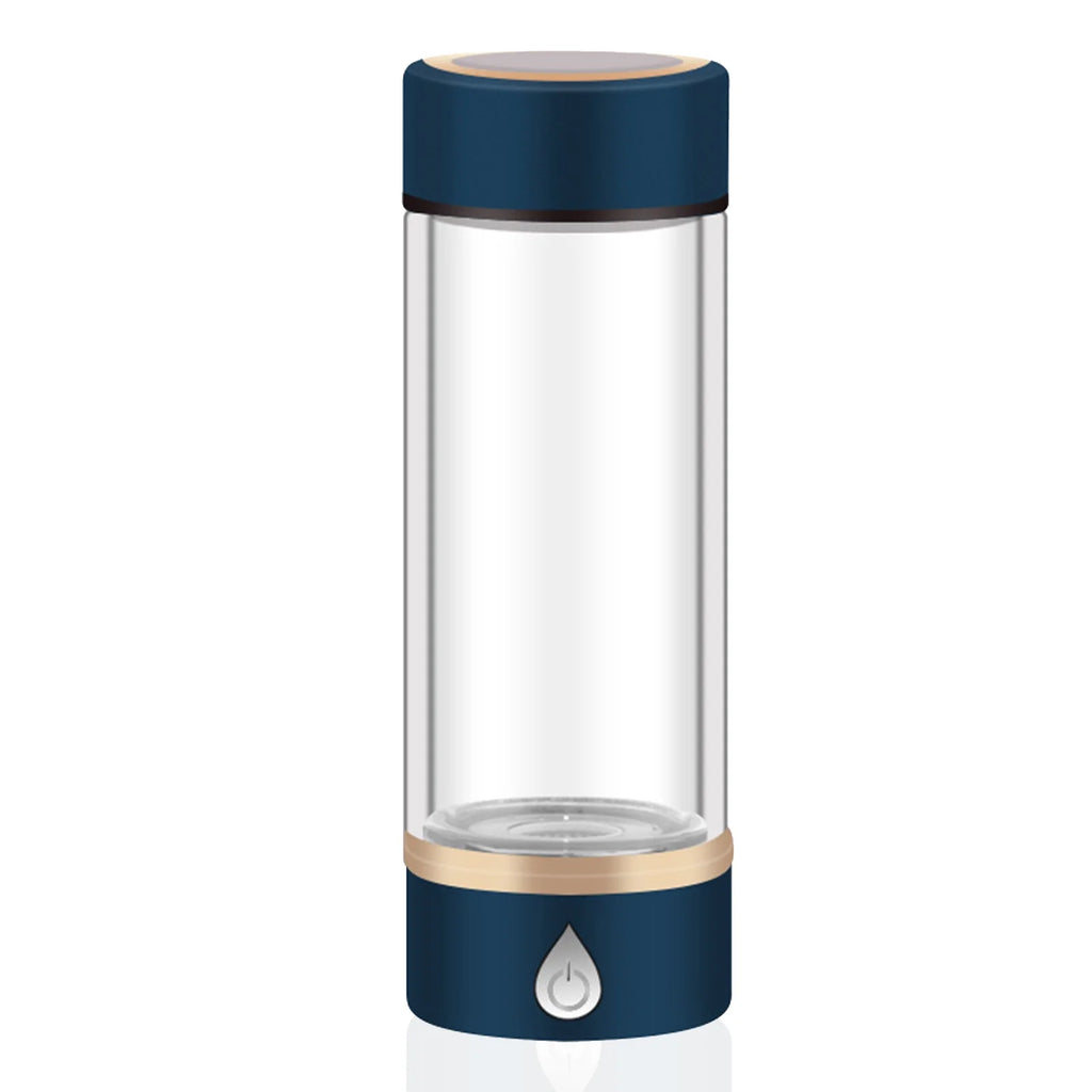 420ml Rechargeable Hydrogen Water Bottle Glass Cup I31568