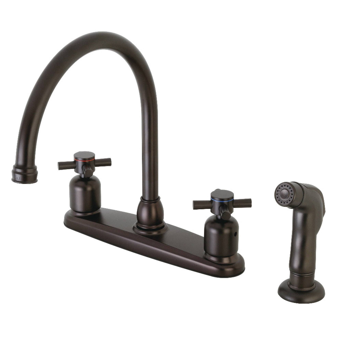 Oil Rubbed Bronze Centerset Kitchen Faucet U815984