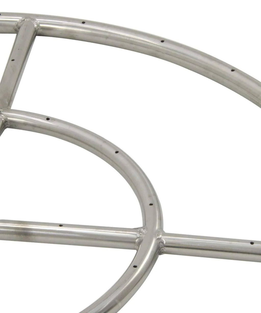 18x22 Round Stainless Steel Fire Pit Burner Z39180