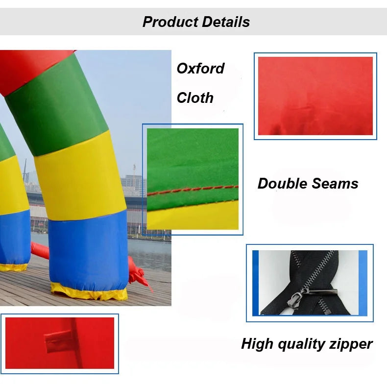 Inflatable Rainbow Twin Arches Wedding Arch Double Stander 26*13ft with Blower U31500