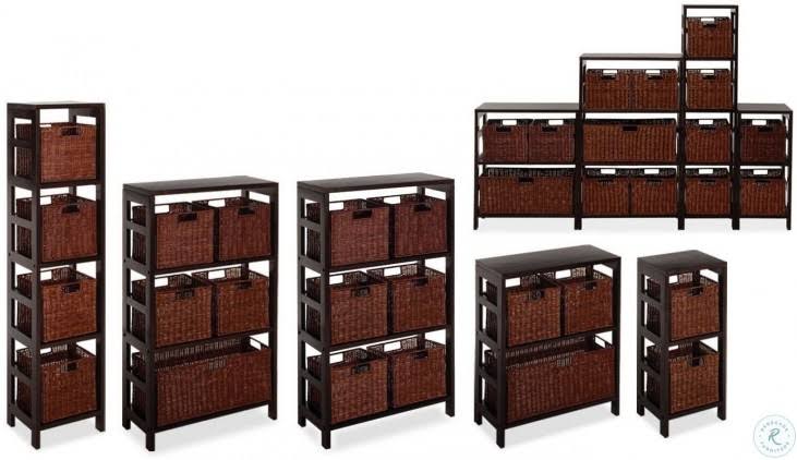 6pc Shelf and Baskets 4 Small 1 Large H363732