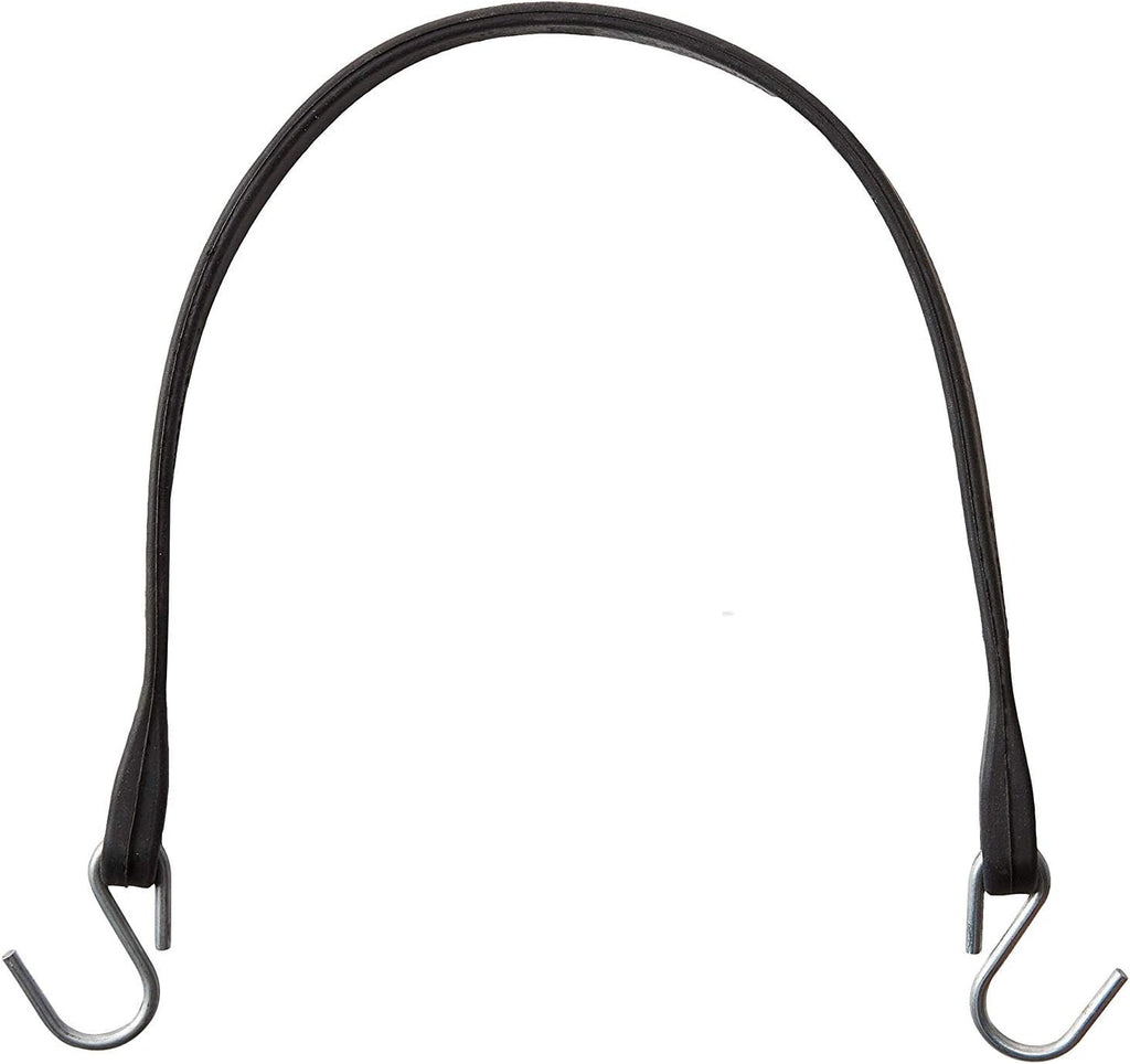 Pack of 50 41 inch Rubber Bungee Cords with Metal S Hooks R551