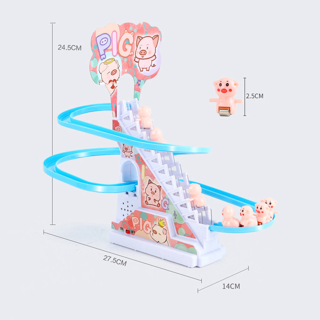 Roller Coaster Piggy Track Toy L48949
