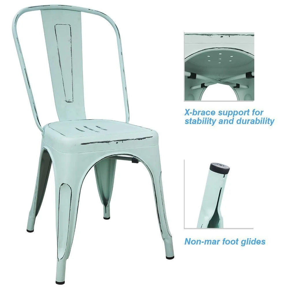 Dream Blue Dining Chair, Set of 4 D915370