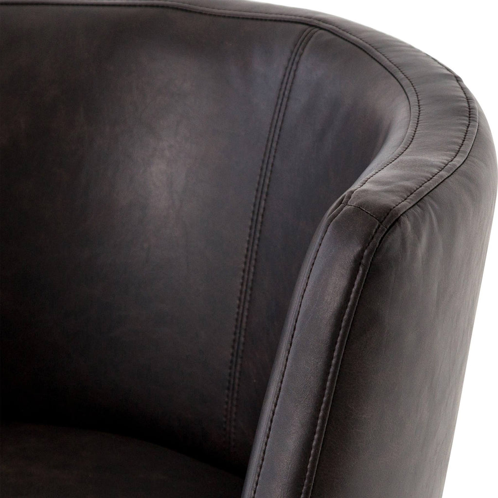 Distressed Black Dining Chair W189089