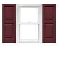 Wineberry Raised Panel Vinyl Shutters (1 Pair) 14.75 x 75 F21287
