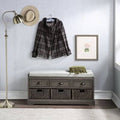Gray Storage Bench Y38650