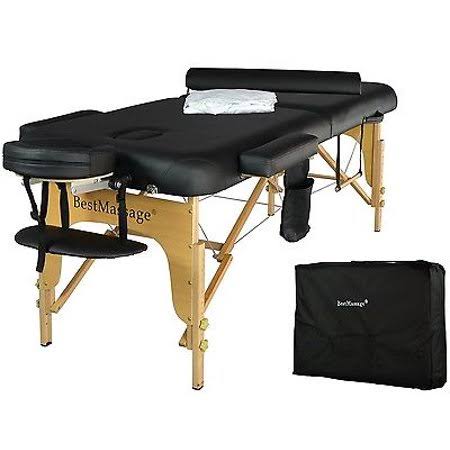 2.5x22 Pad PU Portable Massage Table with Carry Case W1414