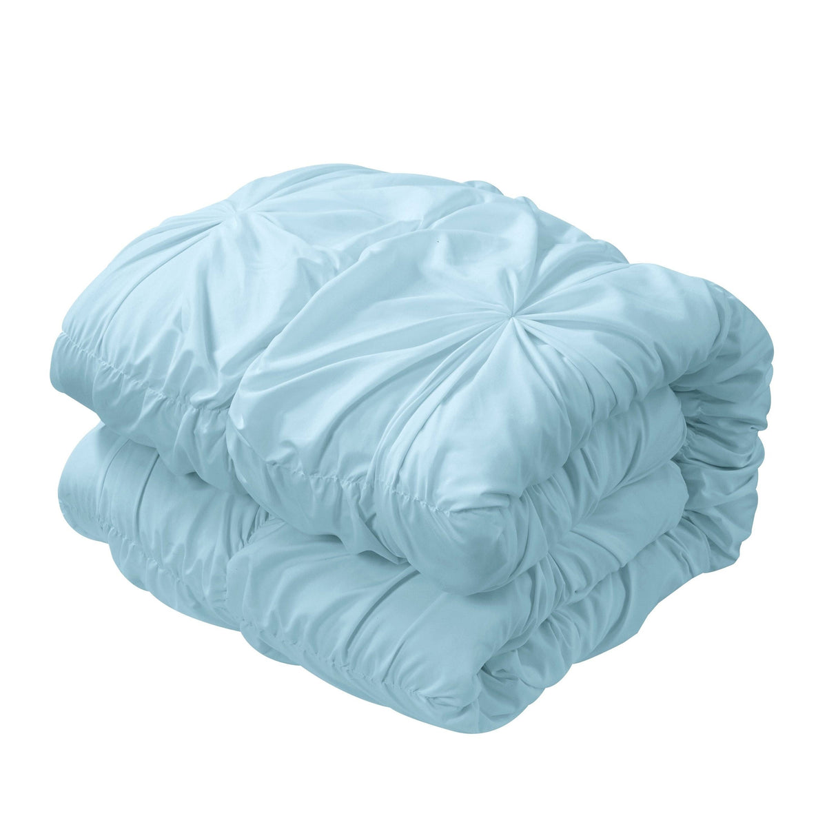 Light Blue King Duvet Cover Set W296532
