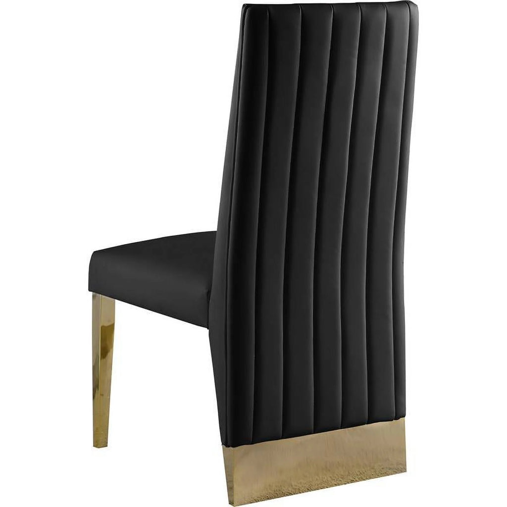 Black Dining Chair Set of 2 C5136