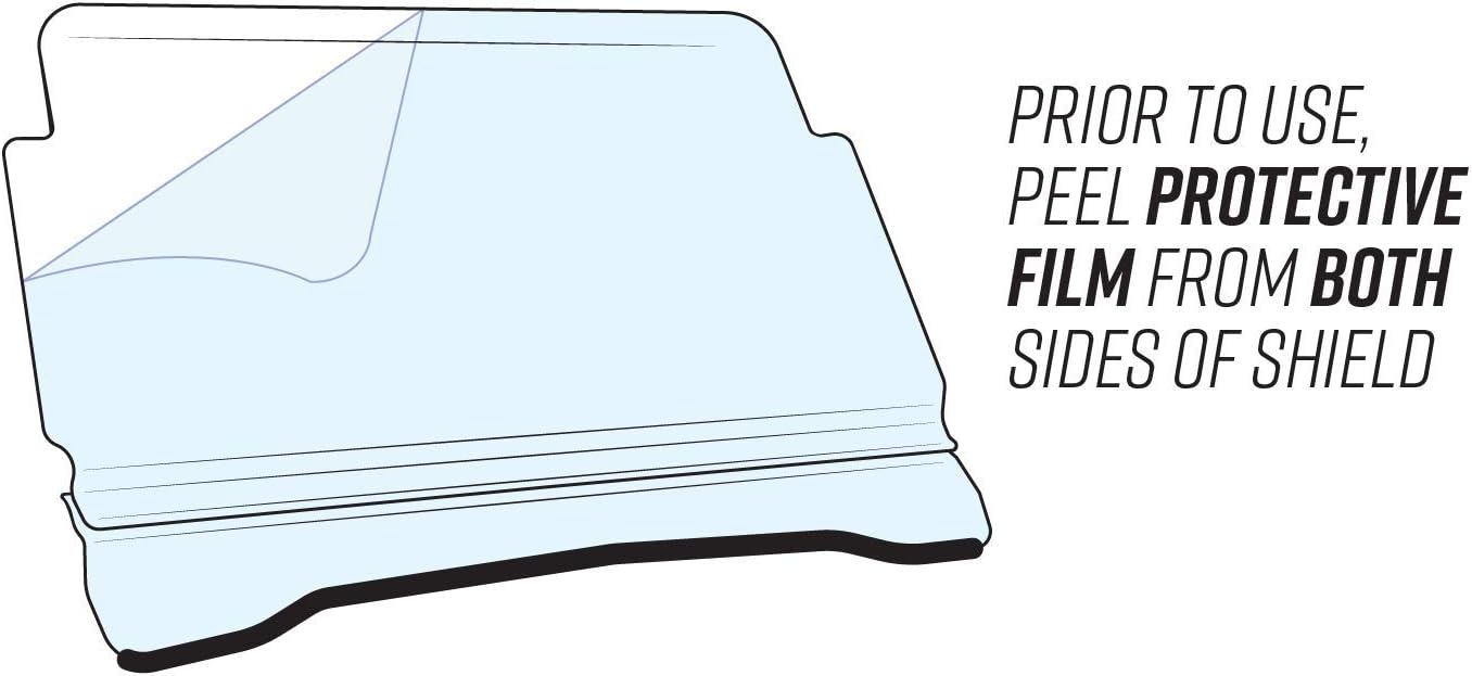 1/4" Polycarbonate Flip Windshield for Polaris Ranger XP 900 O42553