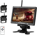 2pcs Wireless Vehicle Backup Cameras Plus 7 Monitor System N653156
