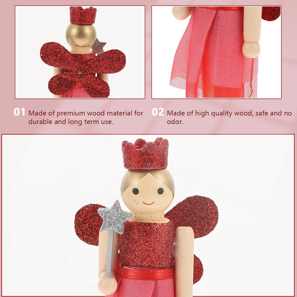 3 Pcs Nutcracker Angel Doll Christmas Tree Ornaments E359578