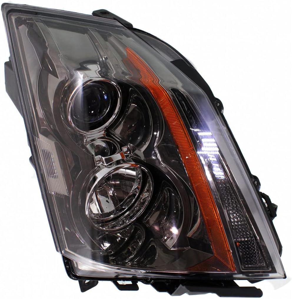 Headlight Assembly Pair for Cadillac CTS 2008-2014 Halogen R7159