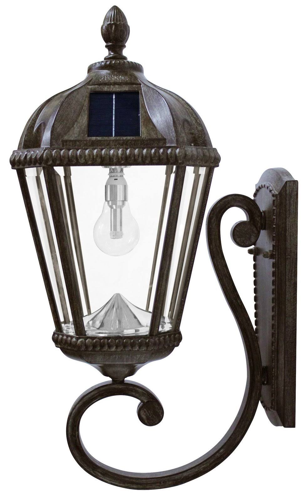 Bronze Royal Solar Light Wall Mount E66920