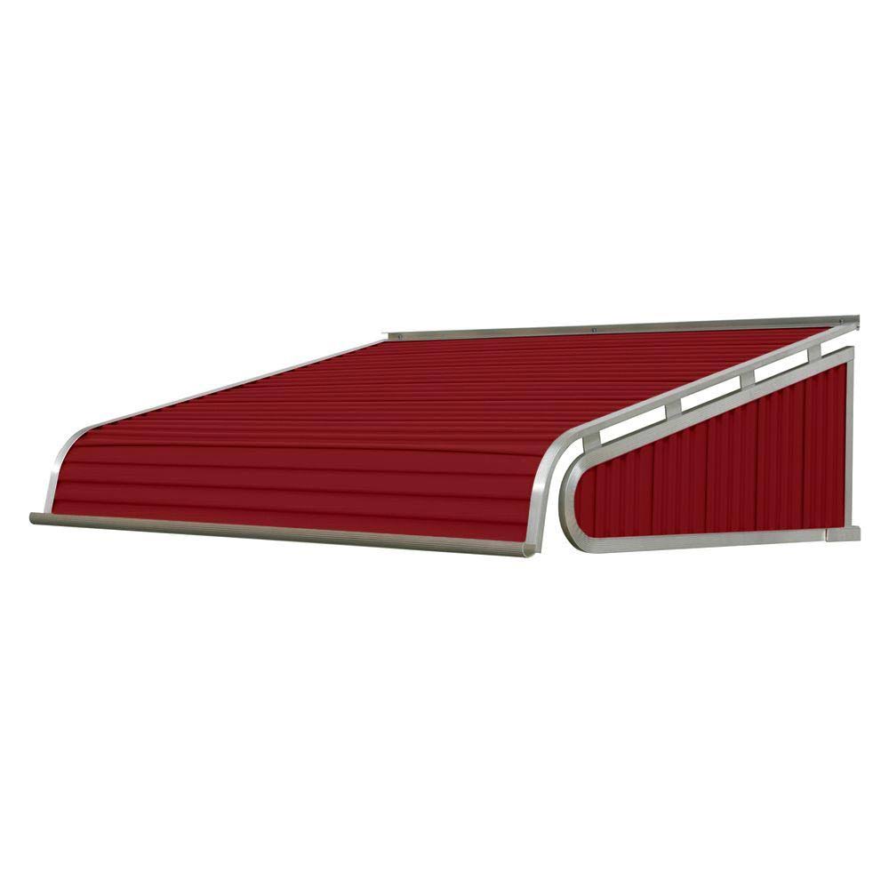 Brick Red Solid Fixed Door Awning O480