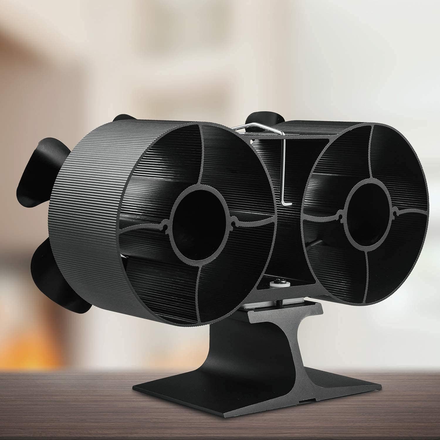 Wood Stove Fan with Thermometer Pack of 2 D260