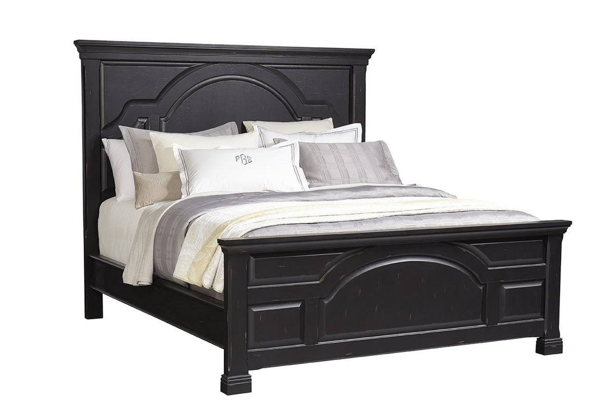 Vintage Black Eastern King Size Bed T757