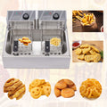 12L 5000W Commercial Electric Countertop Deep Fryer W143