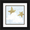 Black Ornate Wood Framed Art Print S759