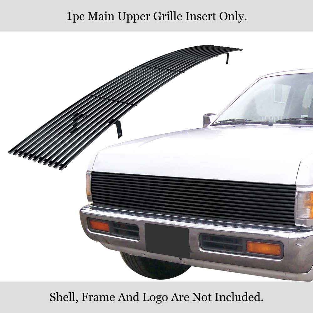 Black Stainless Steel 8x6 Horizontal Billet Grille K3998