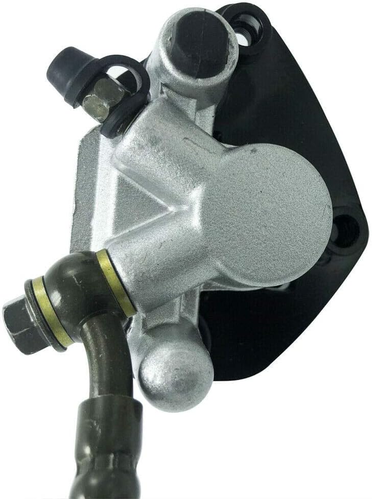 Rear Hydraulic Brake Caliper Assembly with Disc Rotor Kit for Go-kart ATVs 4 Wheeler J4838