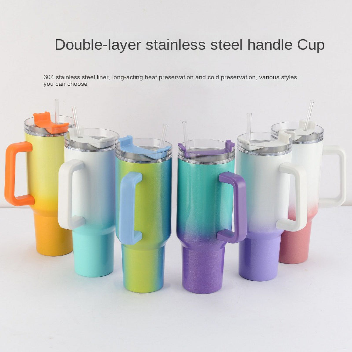 40oz Insulation Cup with Handle V9395