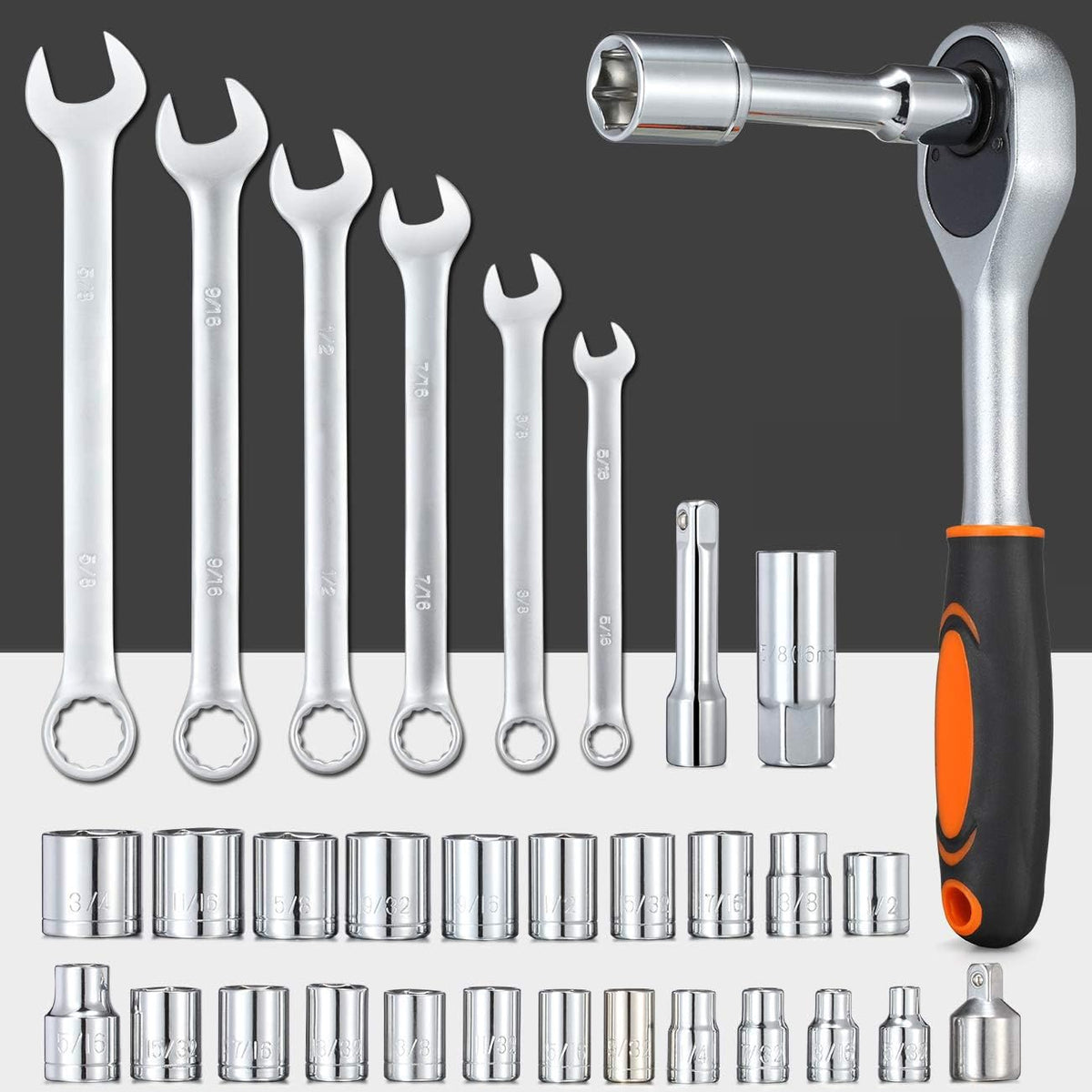 217-Piece Household Tool Kit with Solid Carrying Tool Box B660160