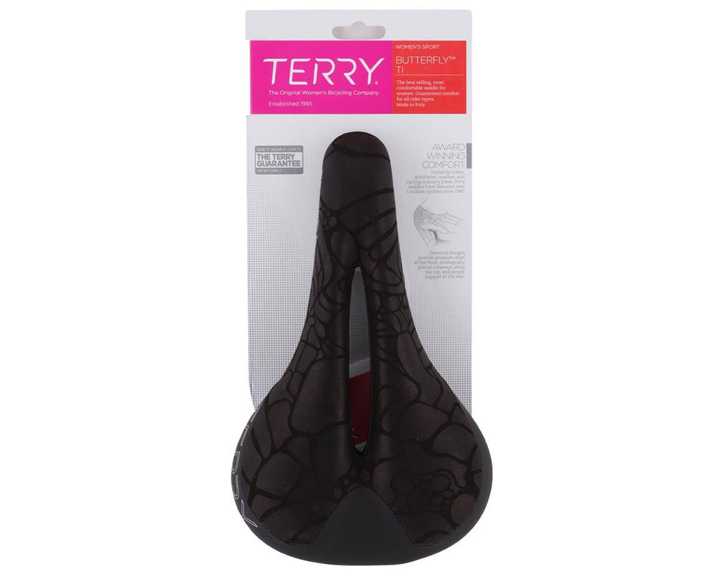 Black Terry Butterfly Ti Saddle O65700