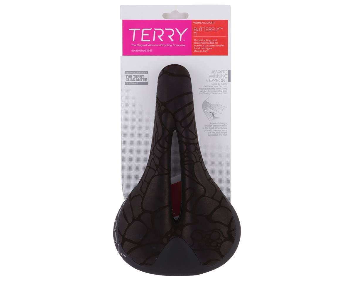 Black Terry Butterfly Ti Saddle O65700