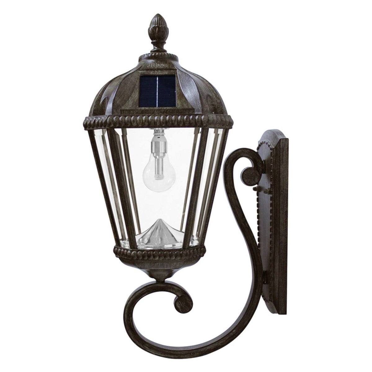 Bronze Royal Solar Light Wall Mount E66920