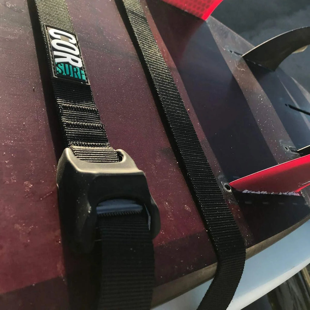Tie Down Straps Silicon Surfboard Kayak Canoes SUP Surf Roof Rack 9 Feet P6299