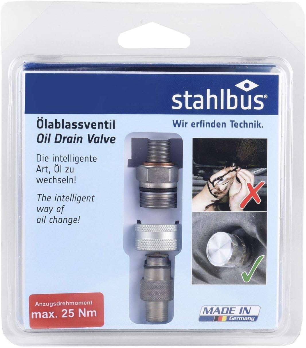 Oil Drain Valve Plug M14x1.5x12mm Steel Pack of 2 K811