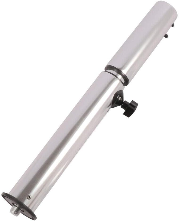 Silver Height Adjustable Table Pedestal Stand Base F71977