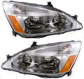 Headlight Assembly Unit Pair Driver and Passenger Side D6192