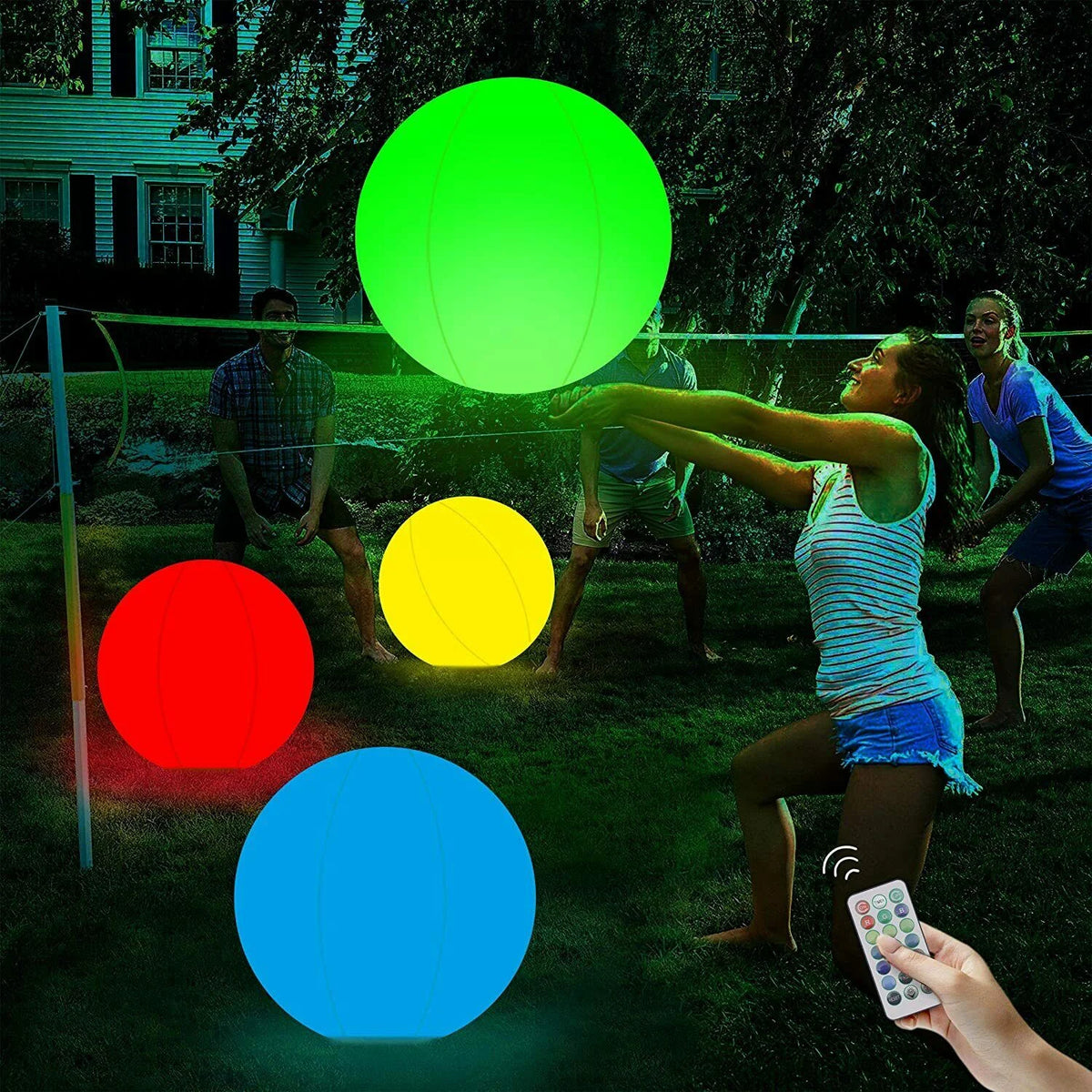 LED Beach Ball Pool Toy with Remote Control Z17121