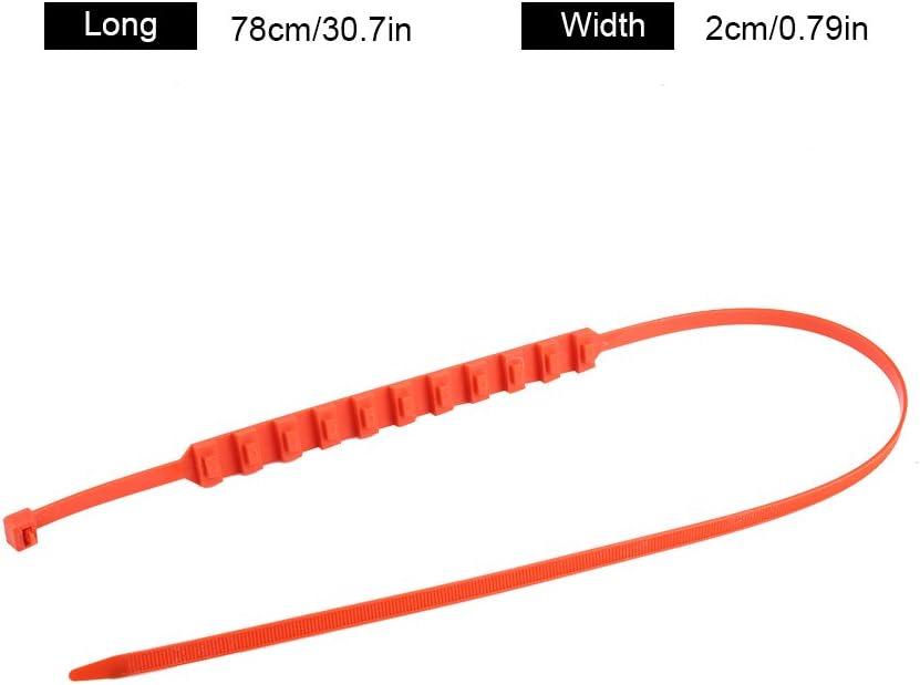 20Pcs Anti-skid Nylon Tyre Chains with 1 Pair of Gloves P433