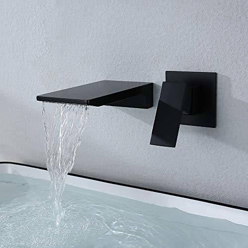 Single Handle Wall Mount Waterfall Bathroom Sink Faucet D79443