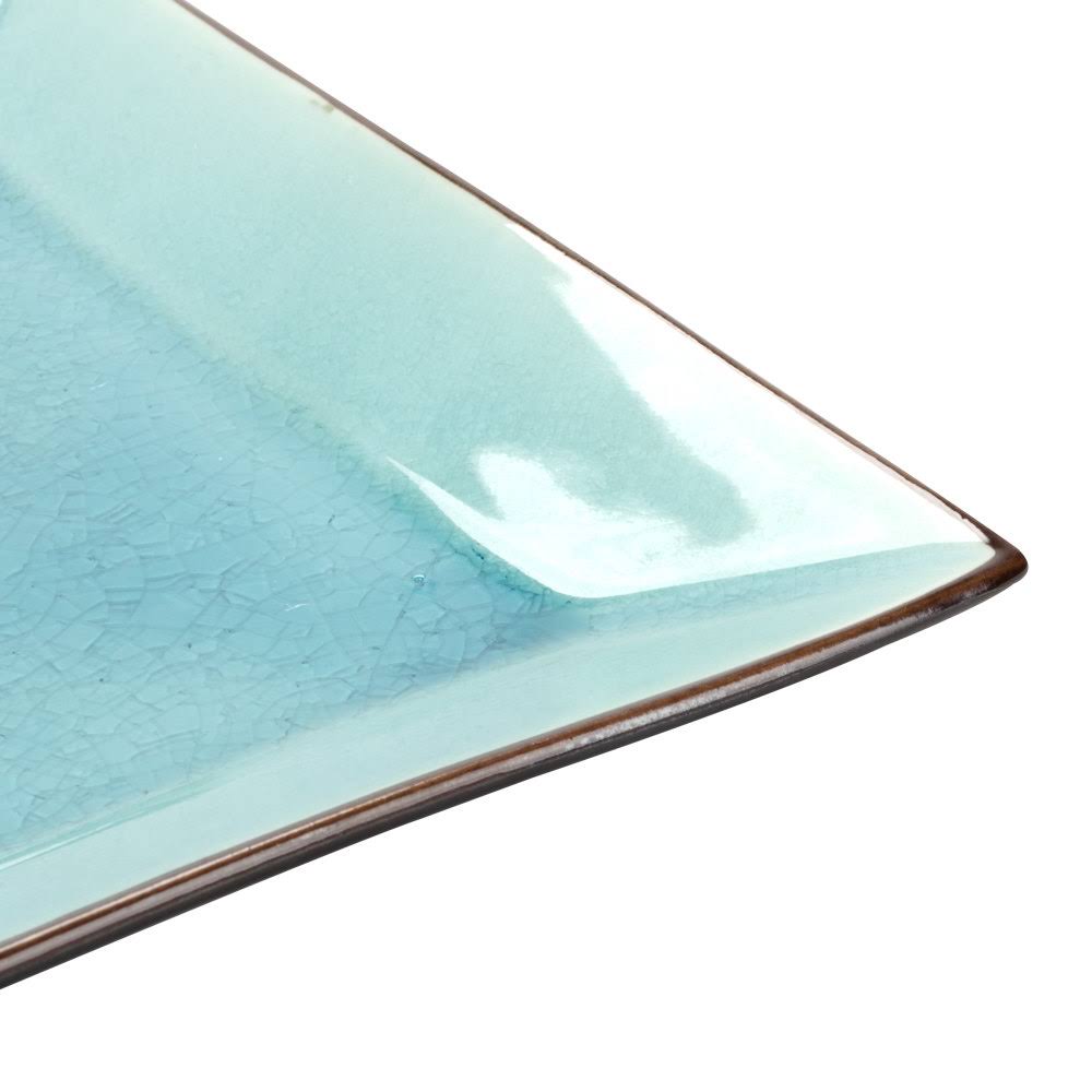 5-Inch Lake Water Blue Square Plate G511