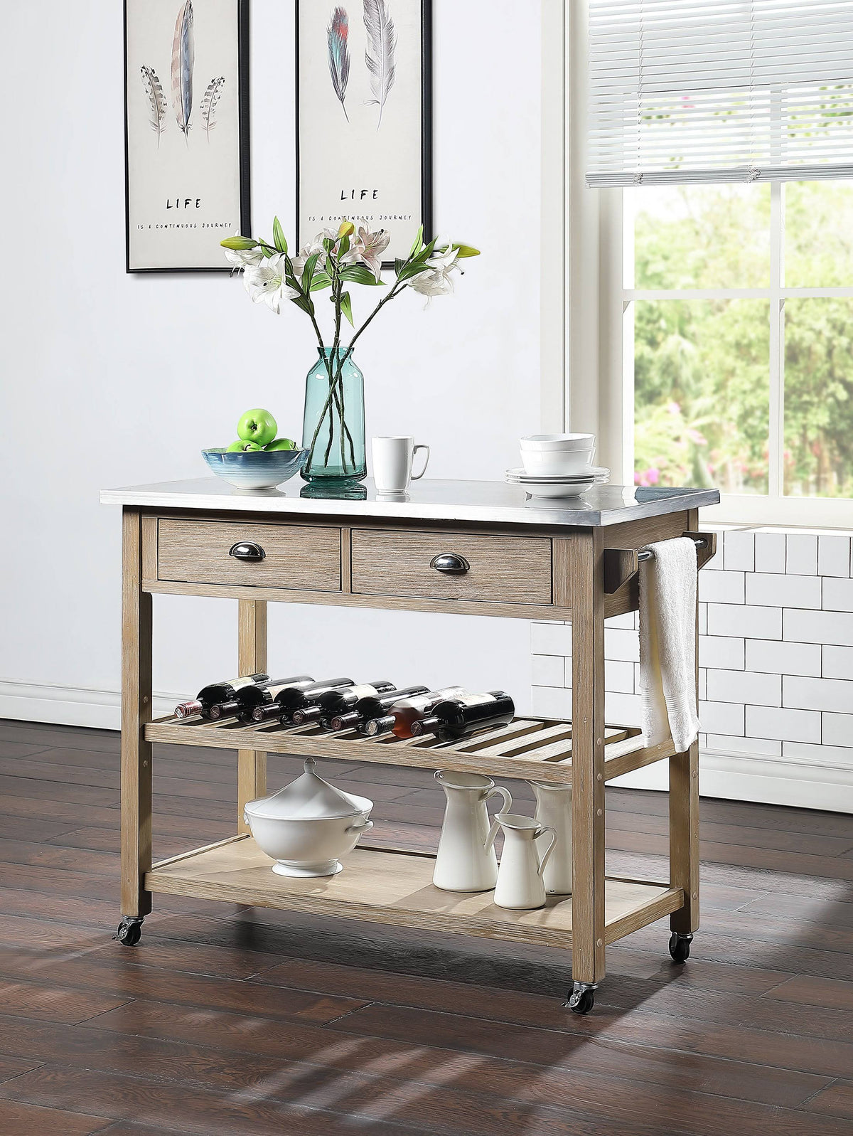 Kitchen Island Cart V50651