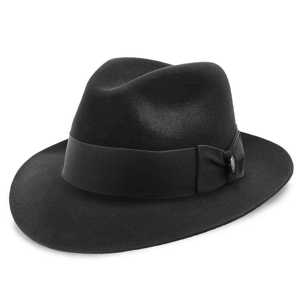 Caribou Fur Felt Fedora Hat I6042