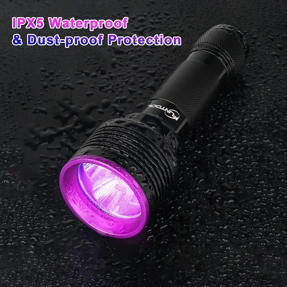 2 Pack Rechargeable UV Flashlight 385-395nm Z327780