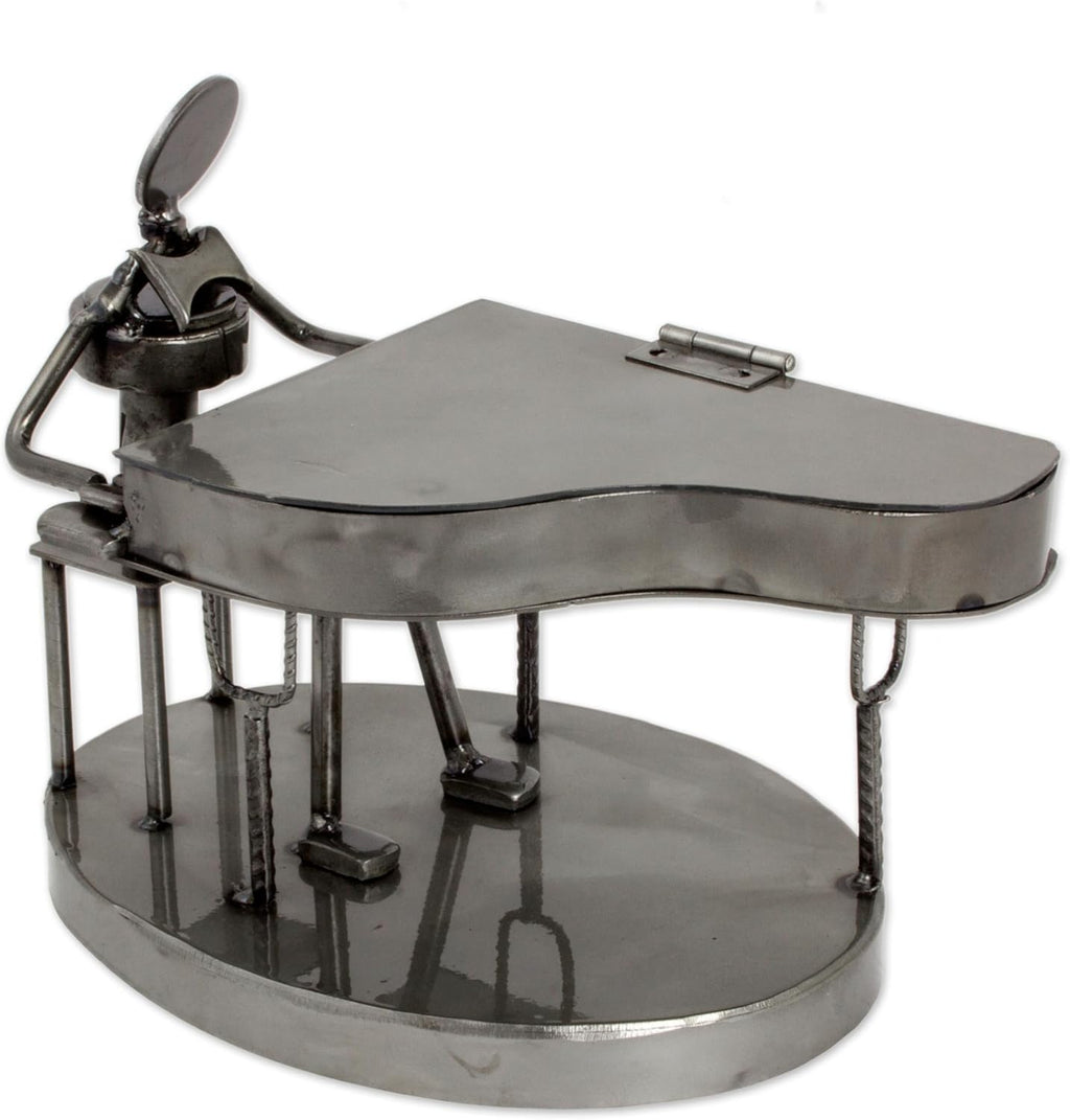 Rustic Recycled Auto Part Sculpture H5205