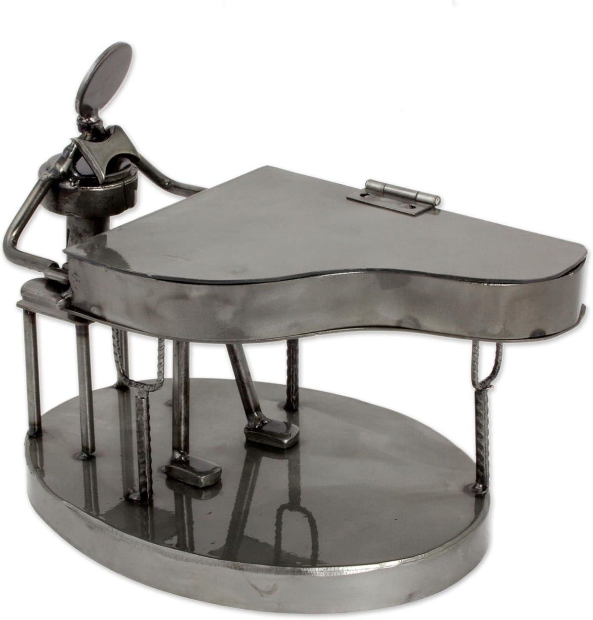 Rustic Recycled Auto Part Sculpture H5205