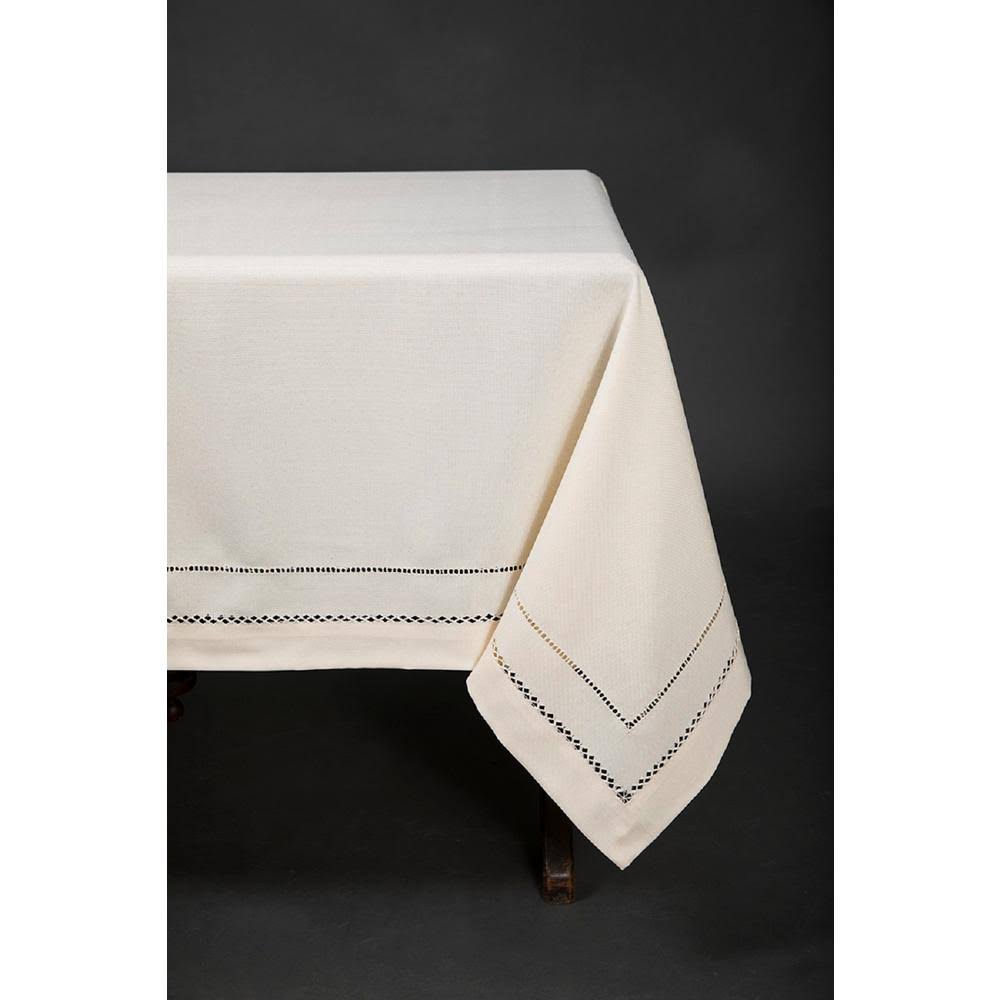 Double Hemstitch Easy Care Tablecloth L692185