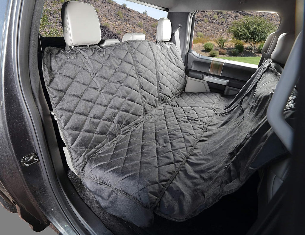 Heavy Duty Waterproof Rear Bench Seat Cover with Hammock U105640