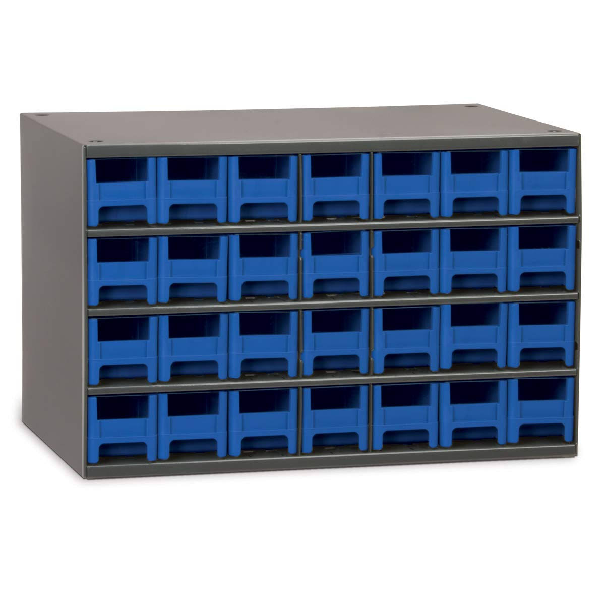 28 Drawer Blue Steel Cabinet Y694290