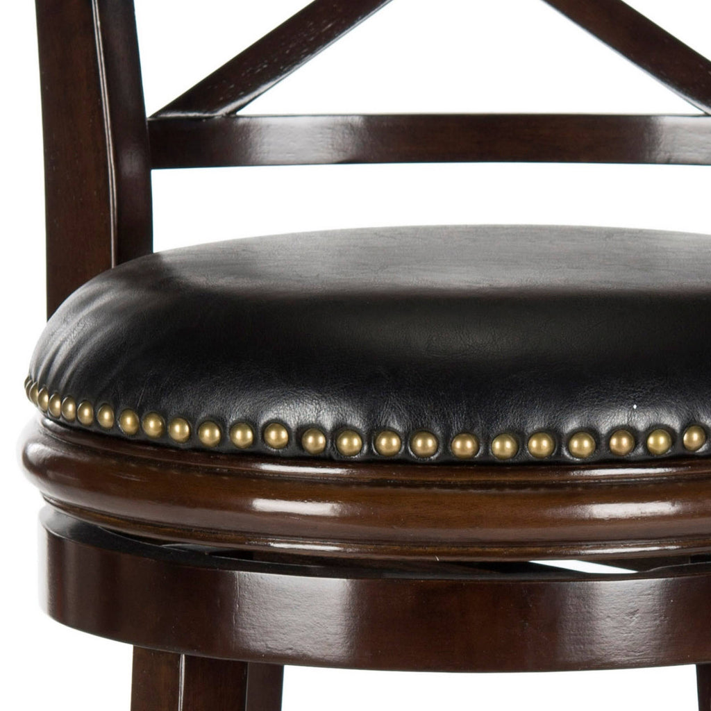 Swivel Bar Stool Cappuccino/Black B13675