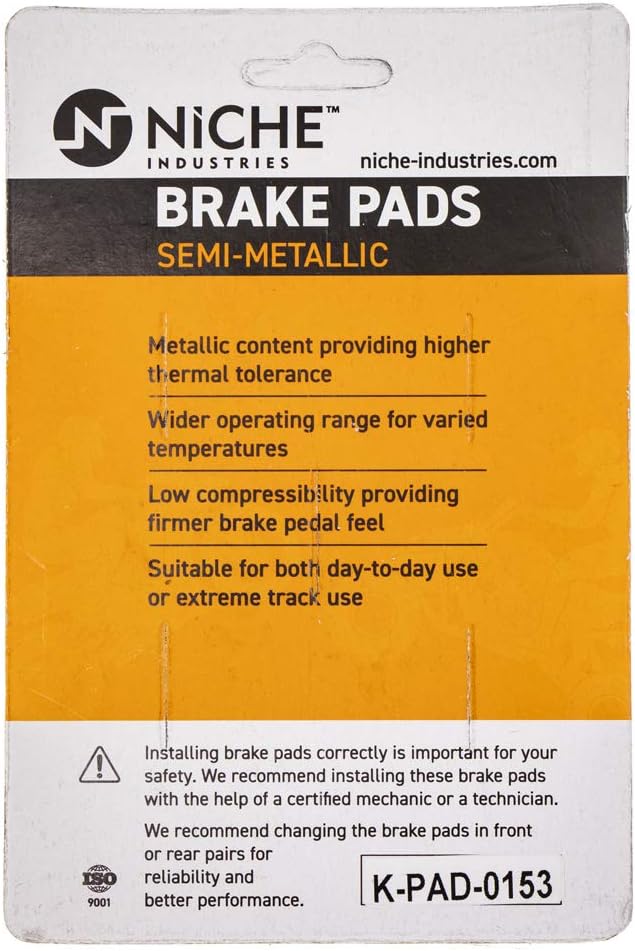 Semi-Metallic Brake Pad Set Pack of 2 D770