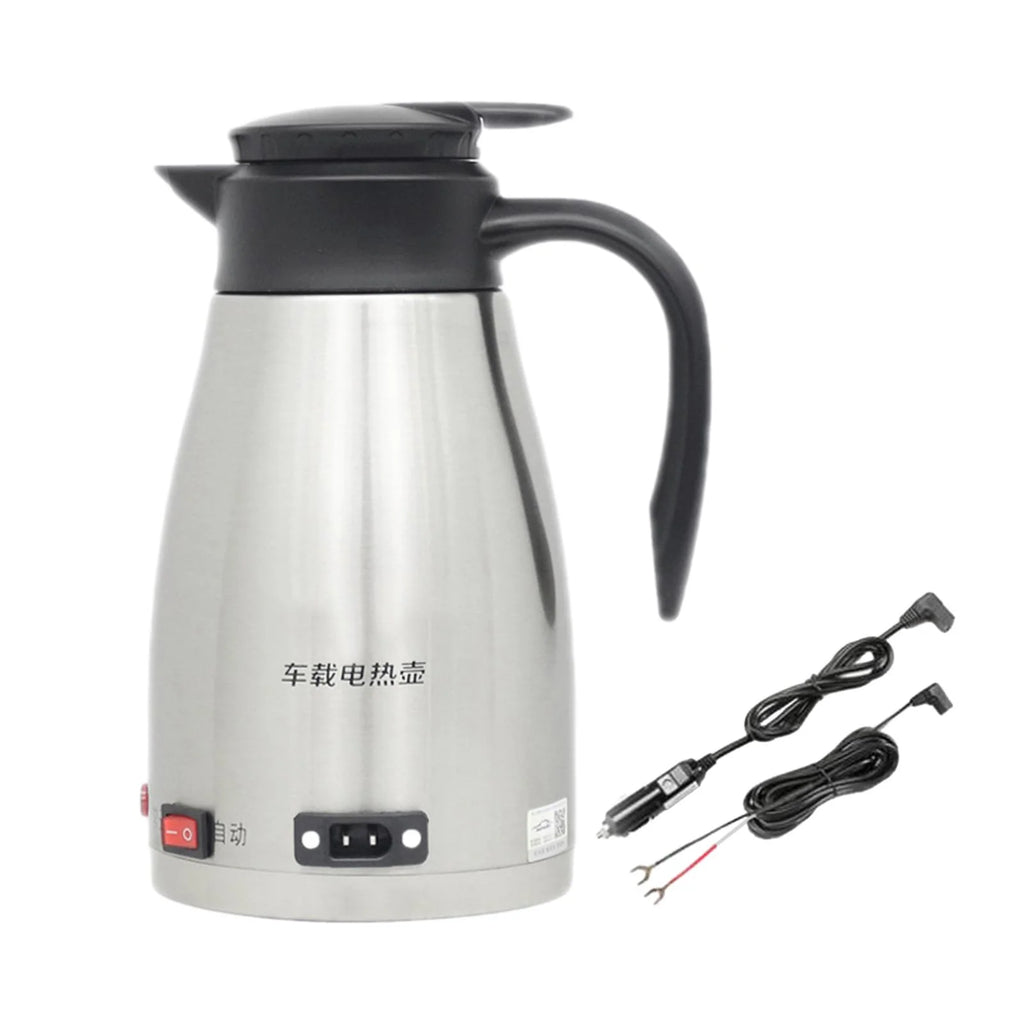 12V Stainless Steel Car Electric Kettle with Indicator Light H344602
